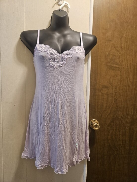 Victoria's Secret Other - NWOT Victoria's Secret Lavender Lace-Accented Chemise